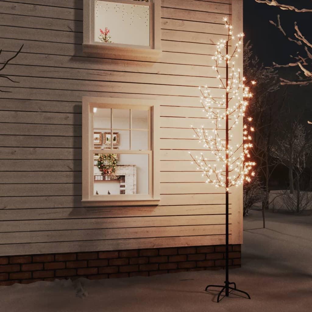 Led-Baum Mit Kirschblüten Warmweiß 200 Leds