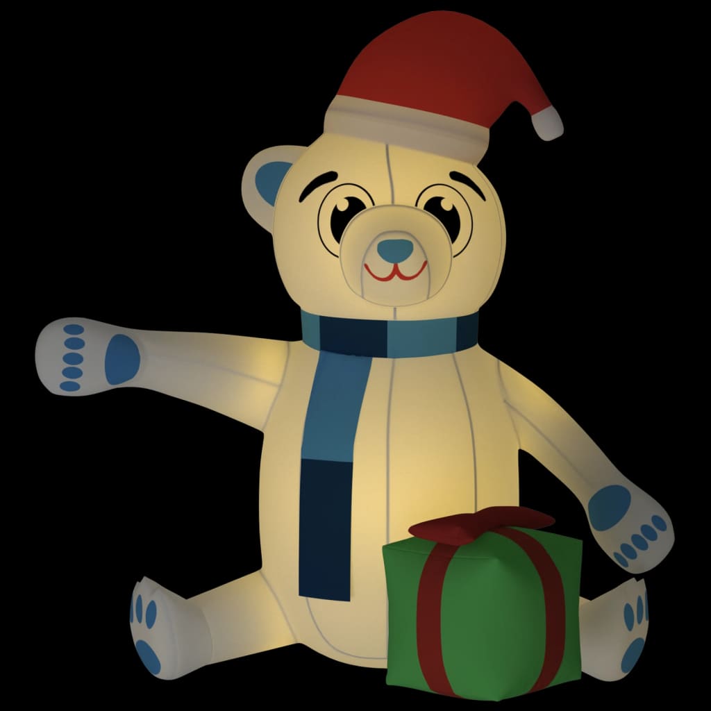 Weihnachtsdekoration Aufblasbarer Teddybär Led