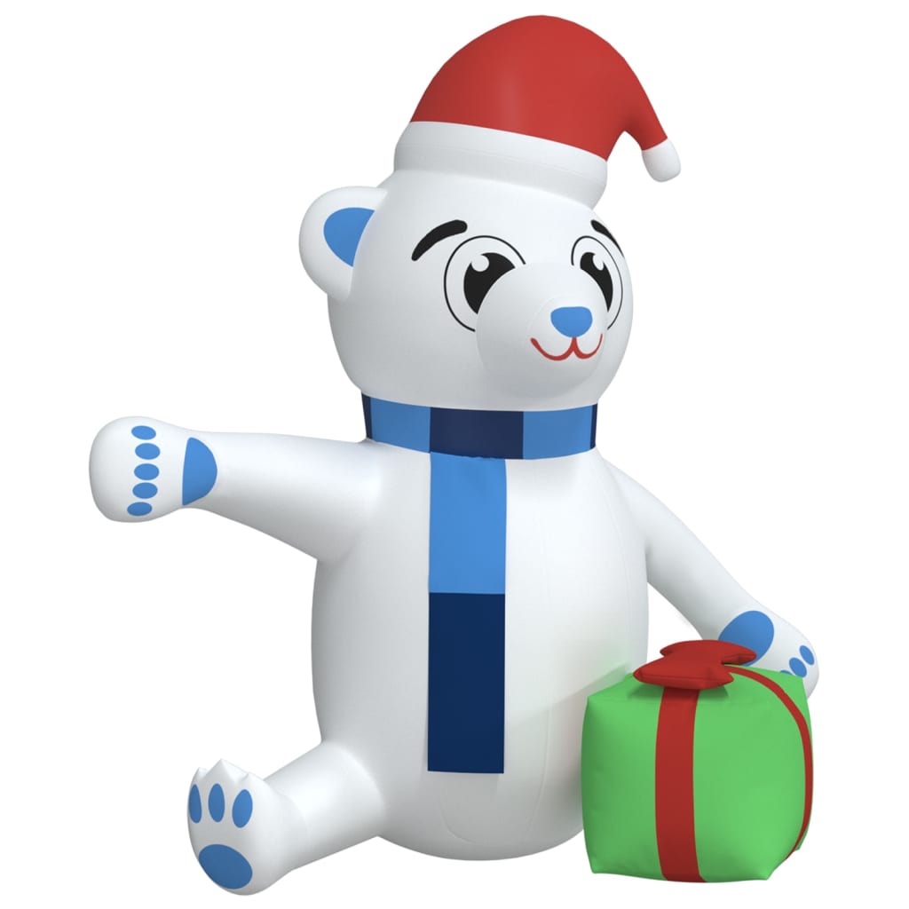 Weihnachtsdekoration Aufblasbarer Teddybär Led