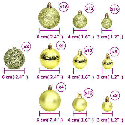 Weihnachtskugeln 100 Stk. 3 / 4 / 6 Cm