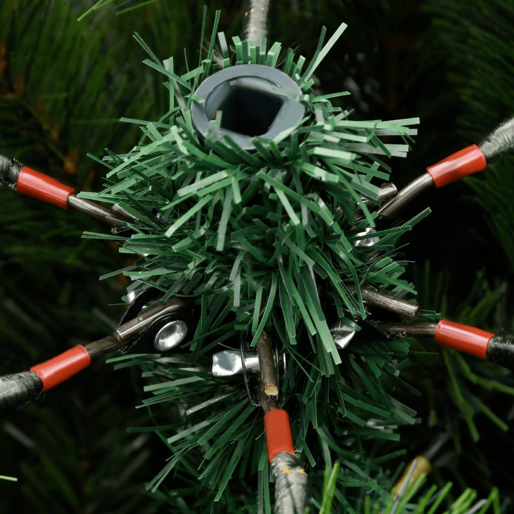 Künstlicher Weihnachtsbaum Klappbar Beschneit