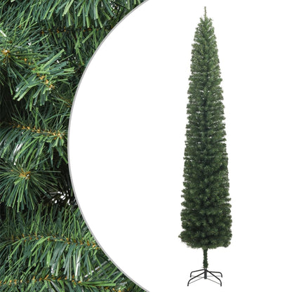 Weihnachtsbaum Schlank Mit Ständer Pvc Grün