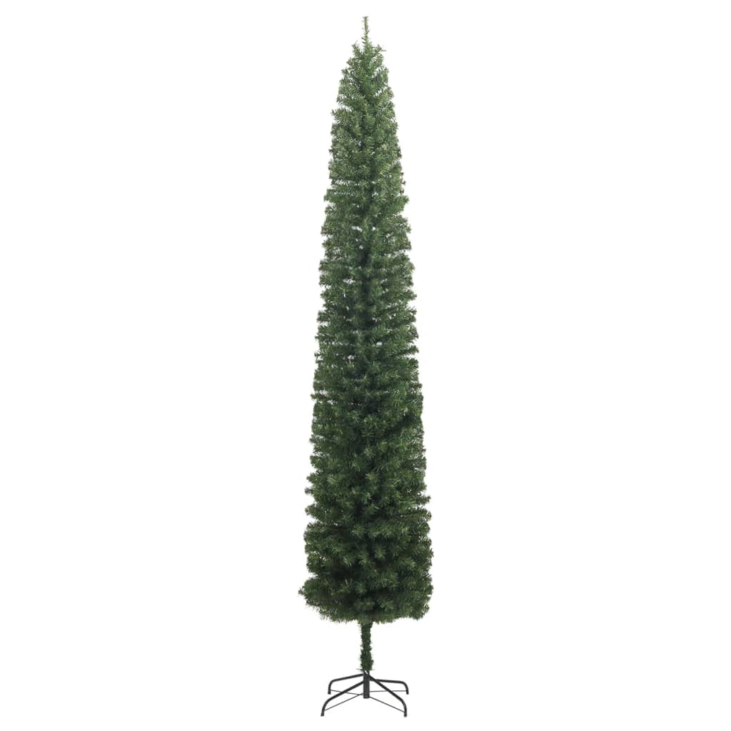 Weihnachtsbaum Schlank Mit Ständer Pvc Grün