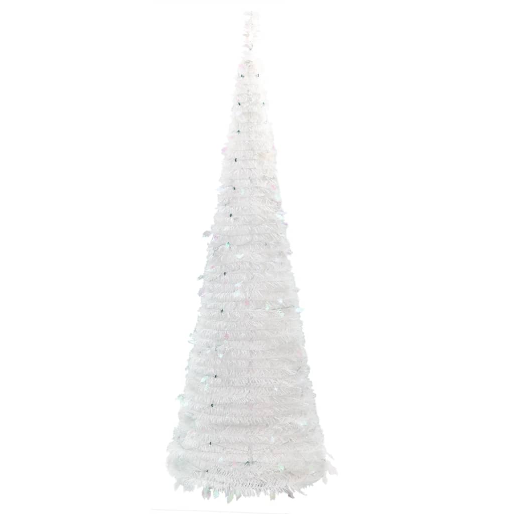 Pop-Up-Weihnachtsbaum Künstlich 100 Leds Weiß