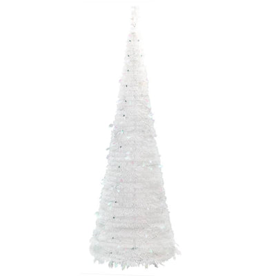 Pop-Up-Weihnachtsbaum Künstlich 100 Leds Weiß