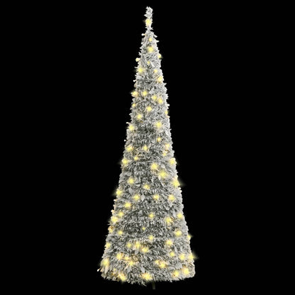 Pop-Up-Weihnachtsbaum Künstlich Beschneit 200 Leds