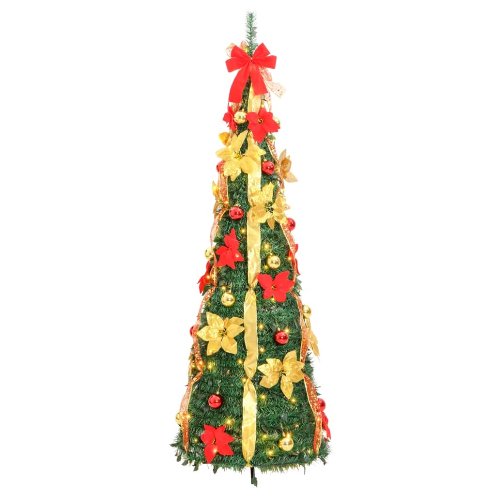 Pop-Up-Weihnachtsbaum Künstlich 50 Leds Grün