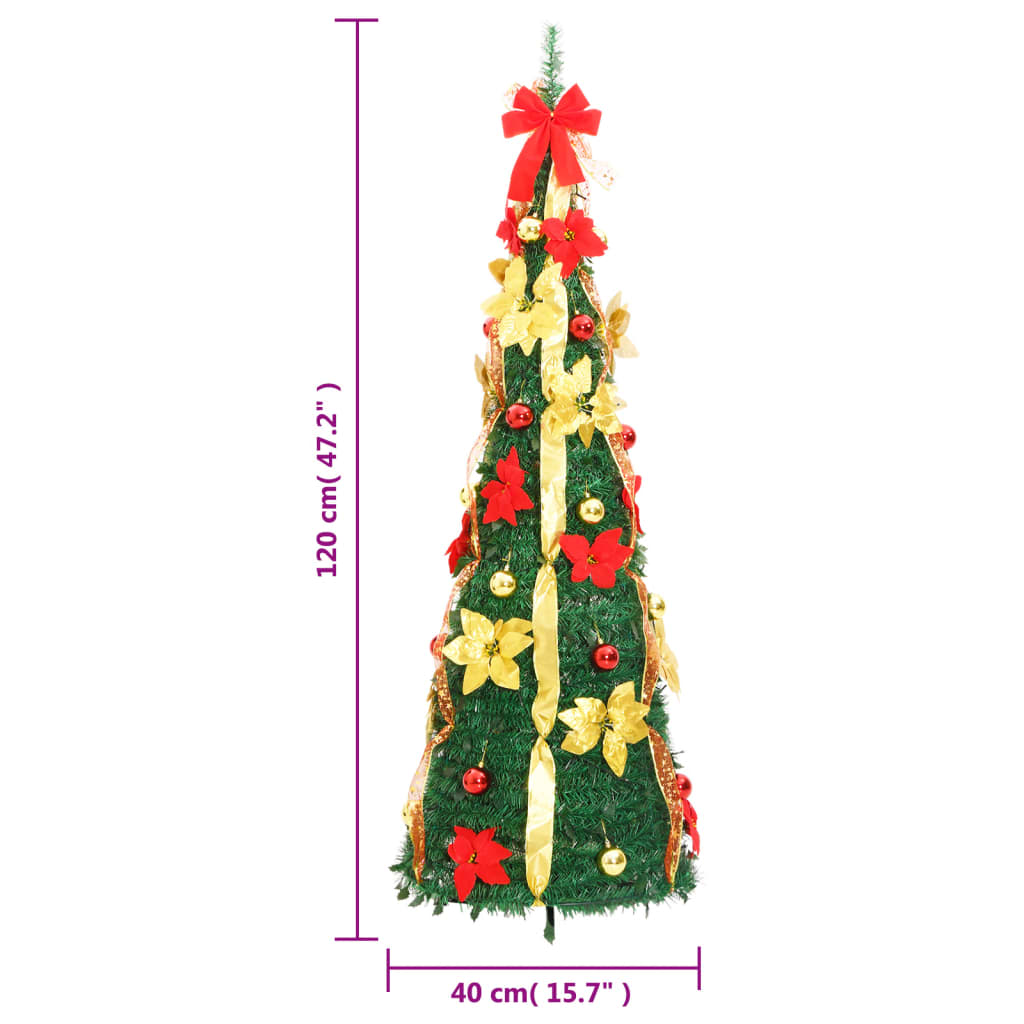 Pop-Up-Weihnachtsbaum Künstlich 50 Leds Grün