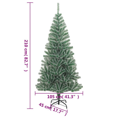 Künstlicher Weihnachtsbaum Beschneit Grün