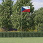 Tschechische Flagge Mit Mast Aluminium