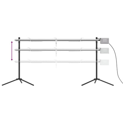 Automatischer Grillspieß Mit Motor Edelstahl 150X46,5X82,5 Cm