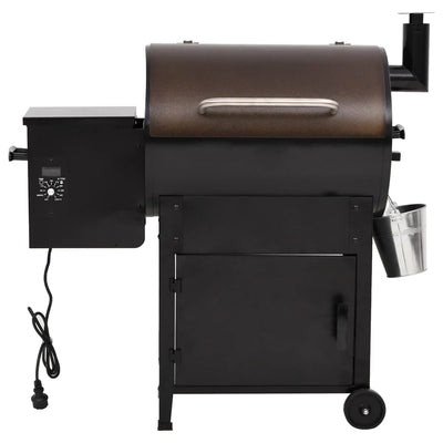 Pelletgrill Schwarz 104 Cm Eisen