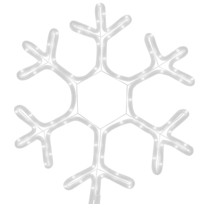 Led-Schneeflocken 2 Stk. Warmweiß