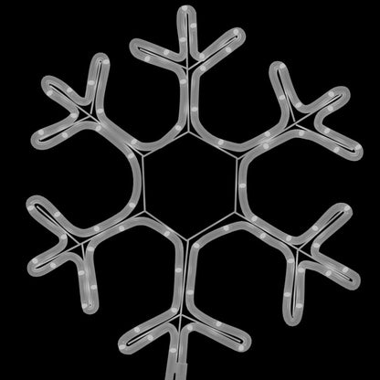 Led-Schneeflocken 2 Stk. Warmweiß