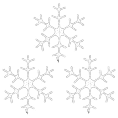 Led-Schneeflocken 3 Stk. Warmweiß