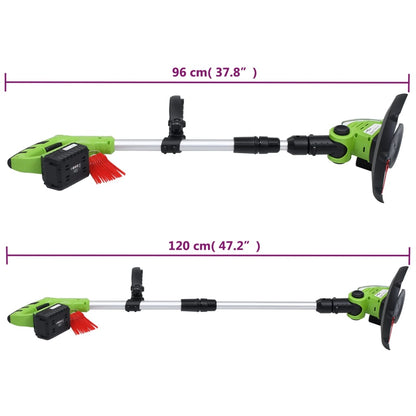 4-Tlg. Akku-Gartengerät-Set Mit Ladegeräte & Akkus