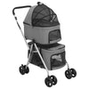 Hundewagen Für 2 Hunde Faltbar 83X48X97 Cm Oxford-Gewebe