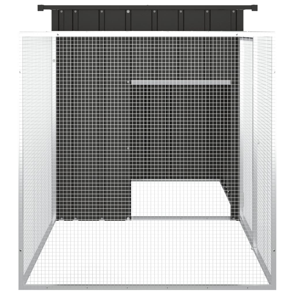 Kaninchenkäfig 200X91X100 Cm Verzinkter Stahl