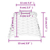 Lampenschirm Ø15X12 Cm Korbweide