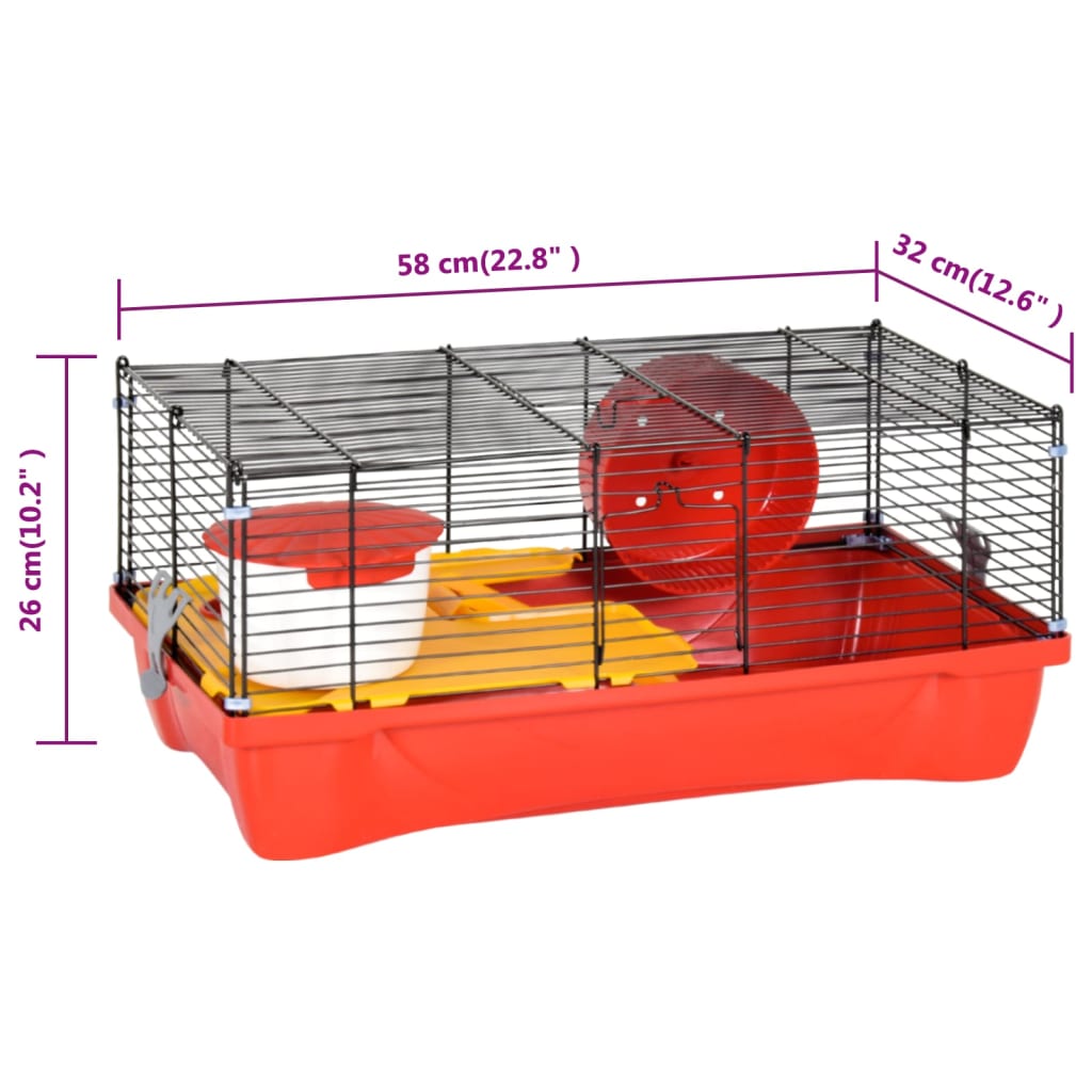 Hamsterkäfig Polypropylen Und Metall