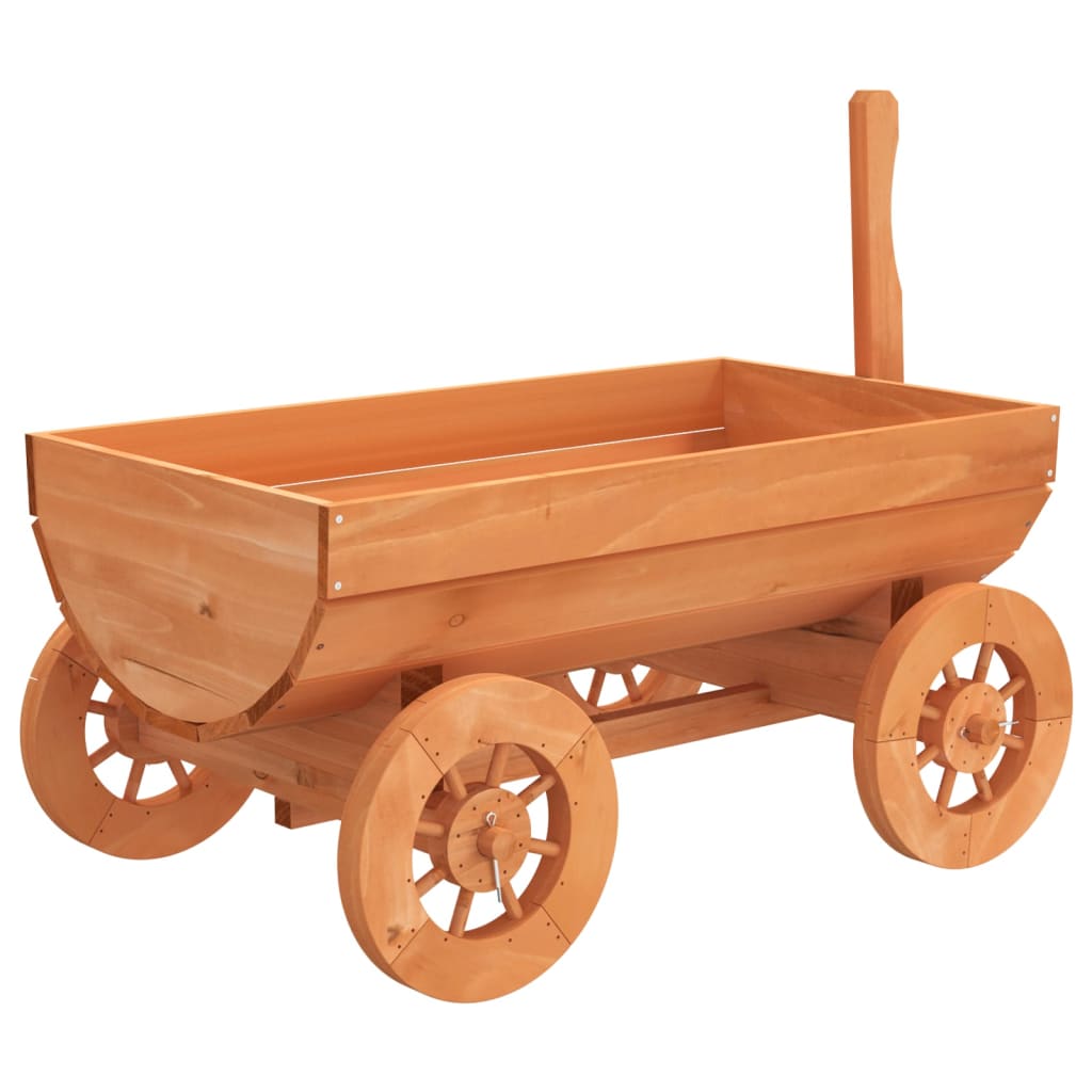 Deko-Wagen 70X43X54 Cm Massivholz Tanne