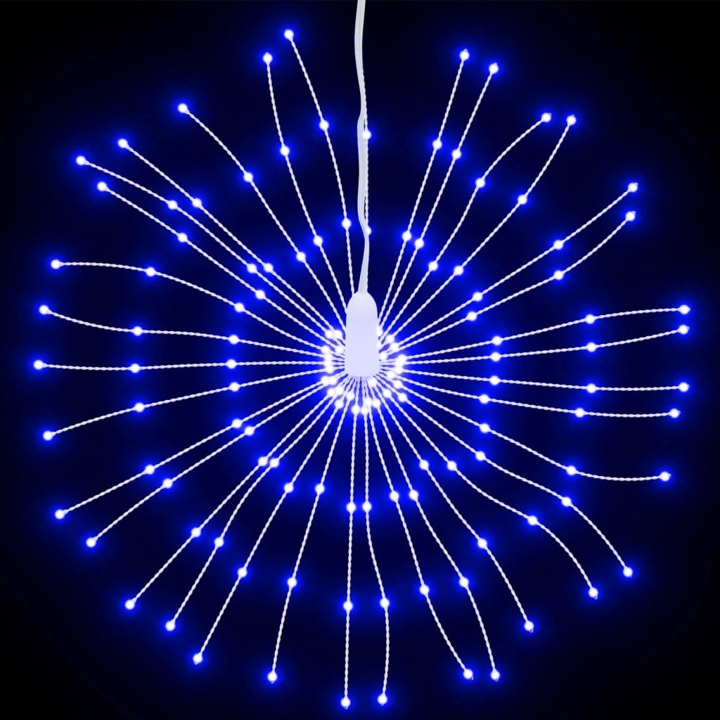 Weihnachtsbeleuchtungen Feuerwerk 2 Stk. 140 Leds 17 Cm