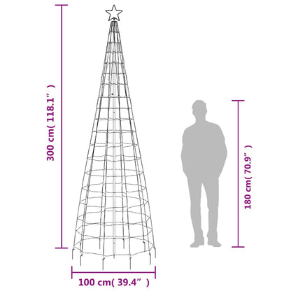 Led-Weihnachtsbaum Mit Erdspießen 570 Leds