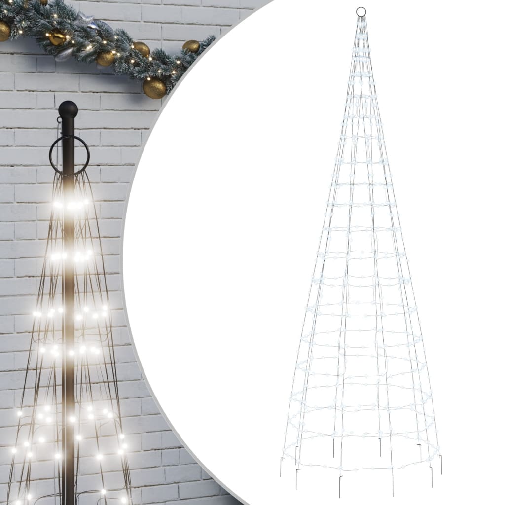 Led-Weihnachtsbaum Für Fahnenmast 550 Leds