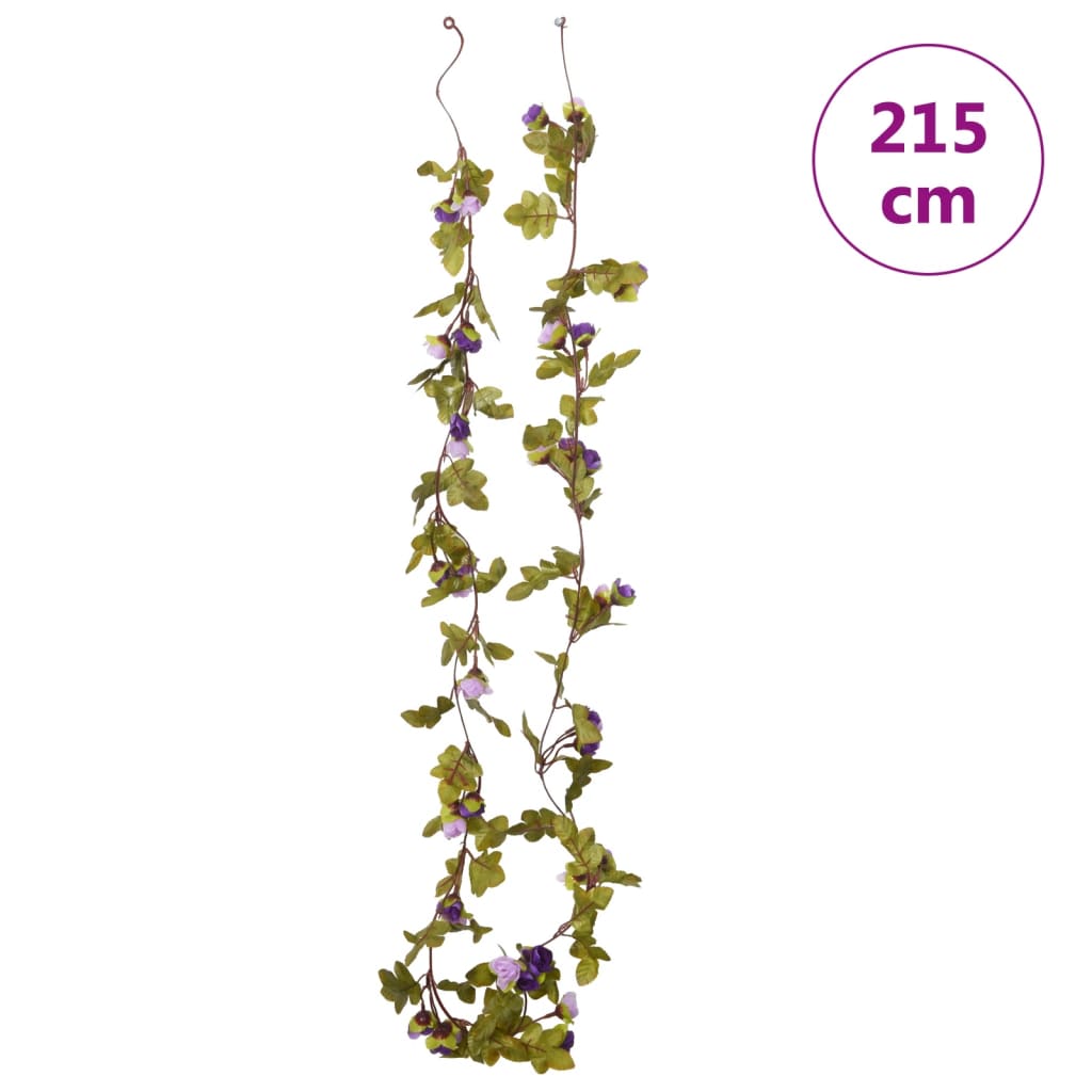 Weihnachtskränze Blumen 6 Stk. Hell 215 Cm