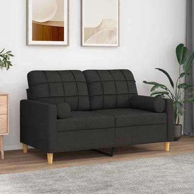 3-Sitzer-Sofa Mit Zierkissen Stoff