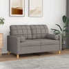 3-Sitzer-Sofa Mit Zierkissen Stoff