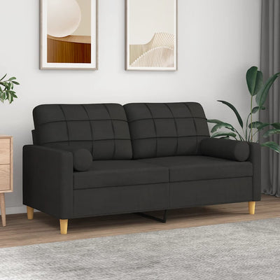 3-Sitzer-Sofa Mit Zierkissen Stoff