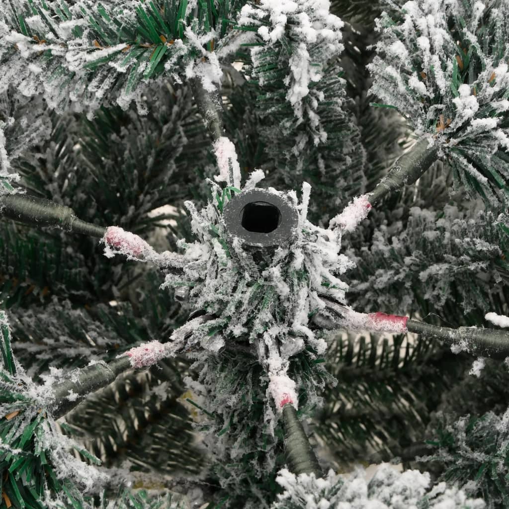 Künstlicher Weihnachtsbaum Klappbar Beschneit