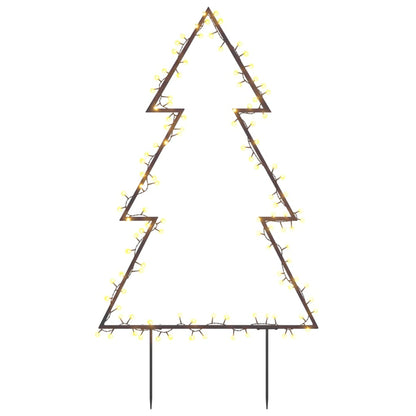 Weihnachtsbaum Mit Erdspießen Und 115 Leds 90 Cm Schwarz