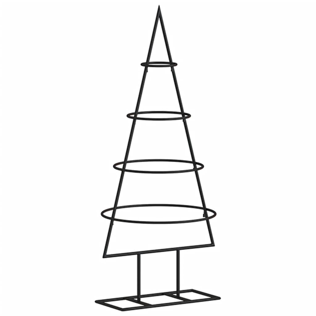 Metall-Weihnachtsbaum Deko Schwarz