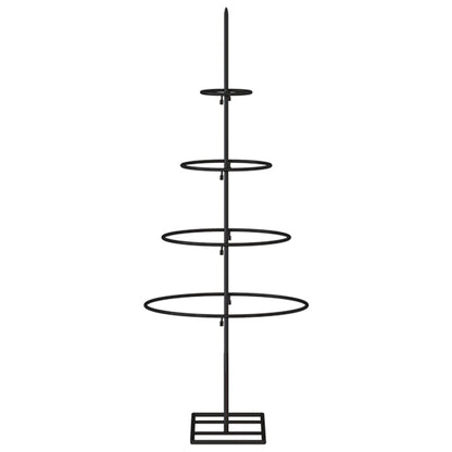 Metall-Weihnachtsbaum Deko Schwarz