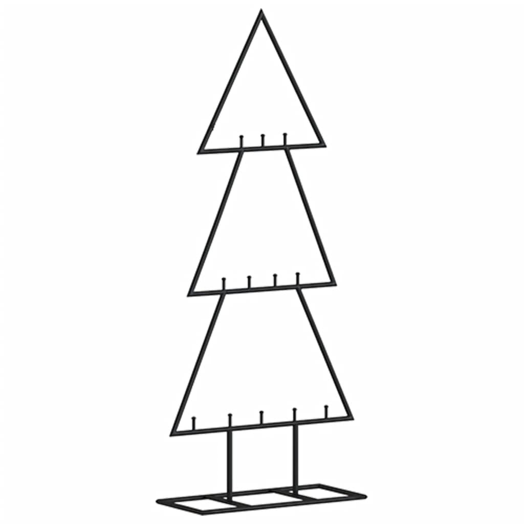 Metall-Weihnachtsbaum Deko Schwarz