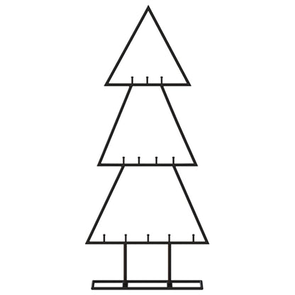 Metall-Weihnachtsbaum Deko Schwarz