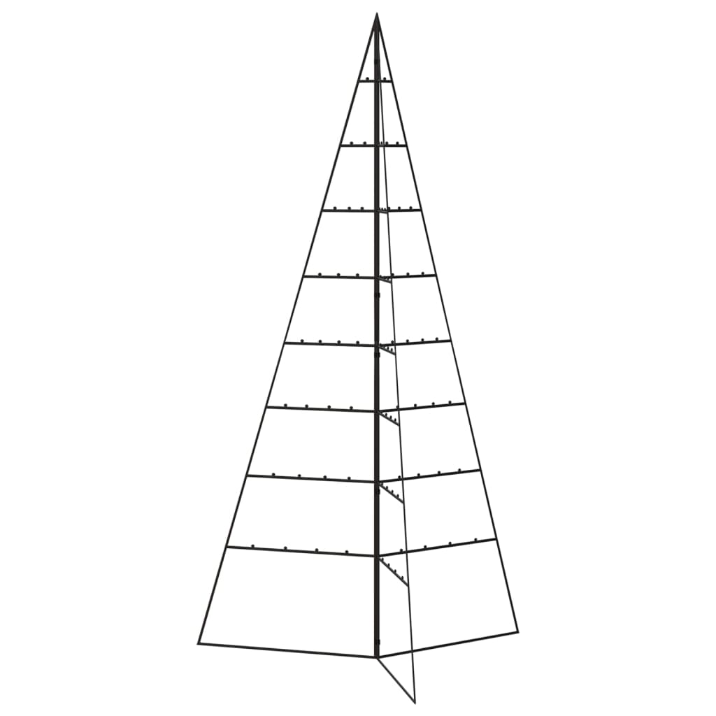 Metall-Weihnachtsbaum Für Dekorationen Schwarz