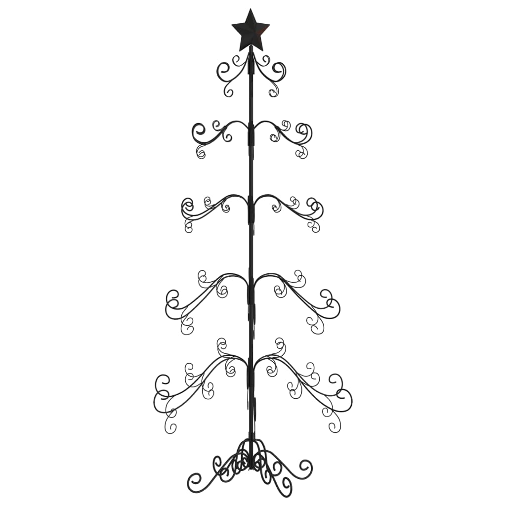 Metall-Weihnachtsbaum Für Dekorationen Schwarz