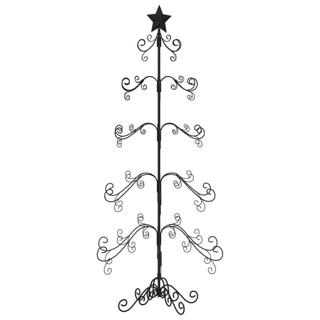 Metall-Weihnachtsbaum Für Dekorationen Schwarz