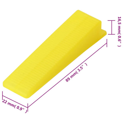 Fliesen-Nivelliersystem 250 Keile 500 Clips