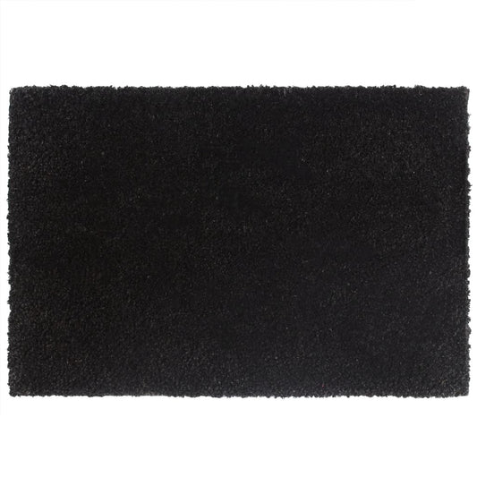 Fußmatte Schwarz 40X60 Cm Kokosfaser Getuftet