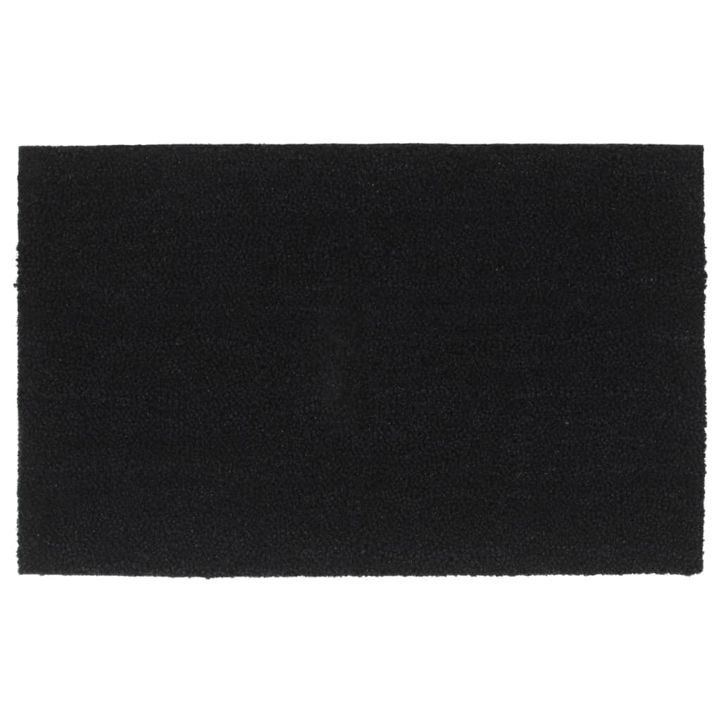 Fußmatte Schwarz 50X80 Cm Kokosfaser Getuftet