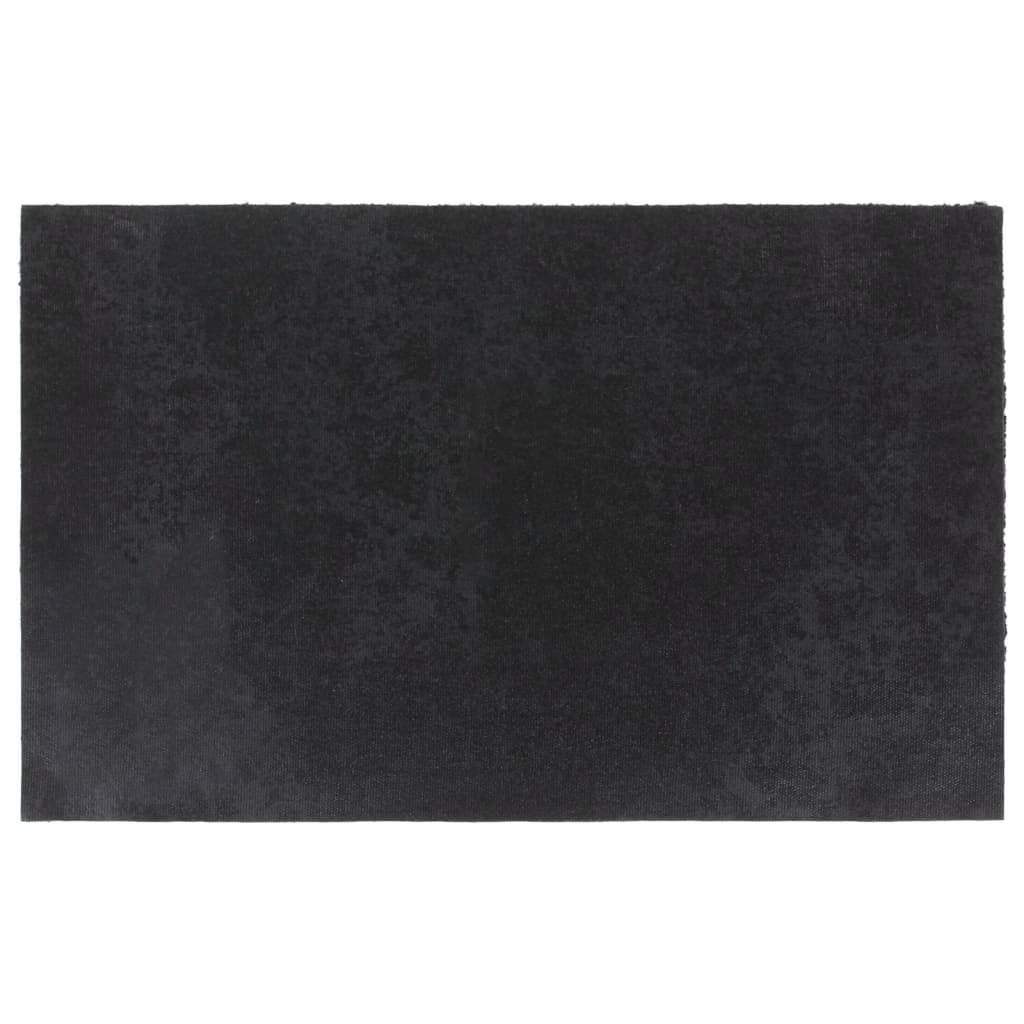 Fußmatte Schwarz 50X80 Cm Kokosfaser Getuftet