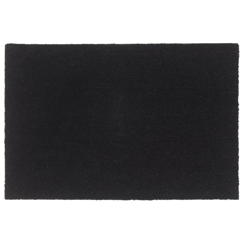 Fußmatte Schwarz 60X90 Cm Kokosfaser Getuftet