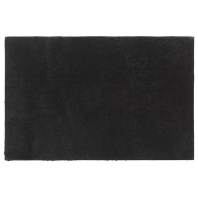 Fußmatte Schwarz 65X100 Cm Kokosfaser Getuftet