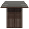 Gartentisch Mit Platte 190X80X75 Cm Poly Rattan