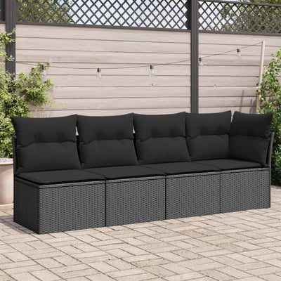 Gartensofa Mit Kissen Poly Rattan