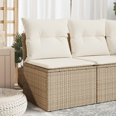 Gartensofa Mit Kissen Poly Rattan